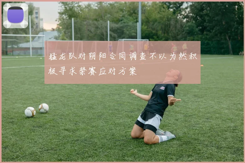 猛龙队对阴阳合同调查不以为然积极寻求禁赛应对方案